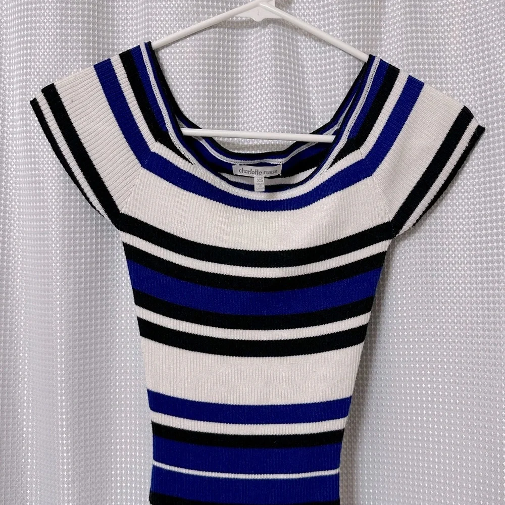 Charlotte Russe • Bodycon Cap Sleeve Sweater Dress • Size XS - Picture 5 of 6